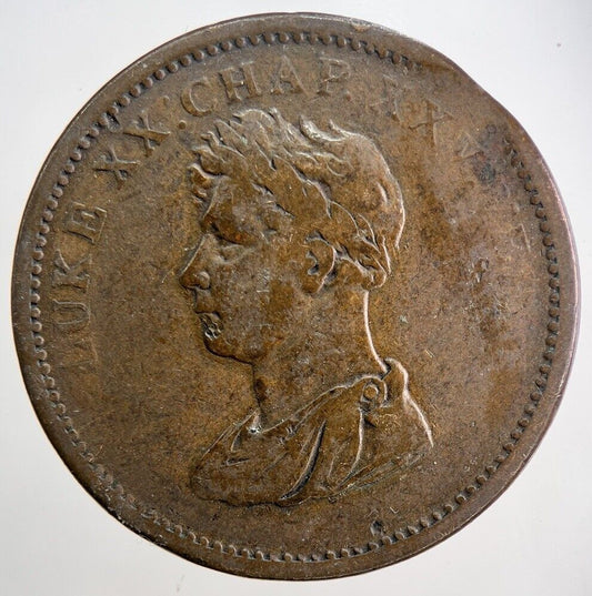 1822 Irish Luke Penny Token Coin | Fine Collectable Grade | a6056