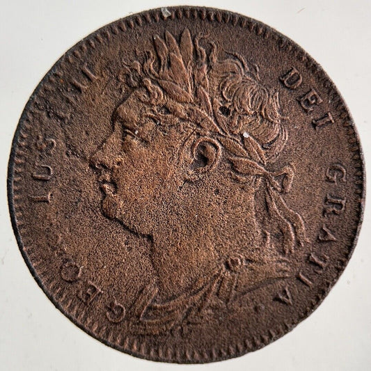 1823 George IV Farthing Coin | Fine Collectable Grade
