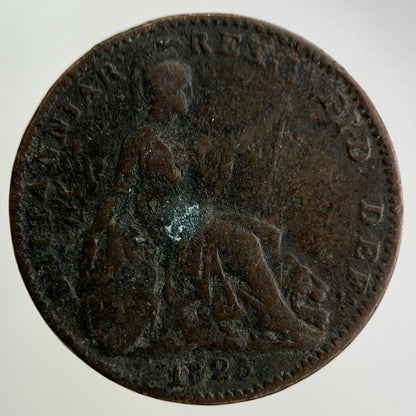 1825 George IV Farthing Coin | Collectable Grade