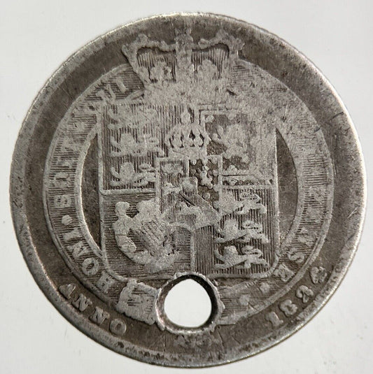 1824 George IV Sixpence Silver Coin | Collectable Grade