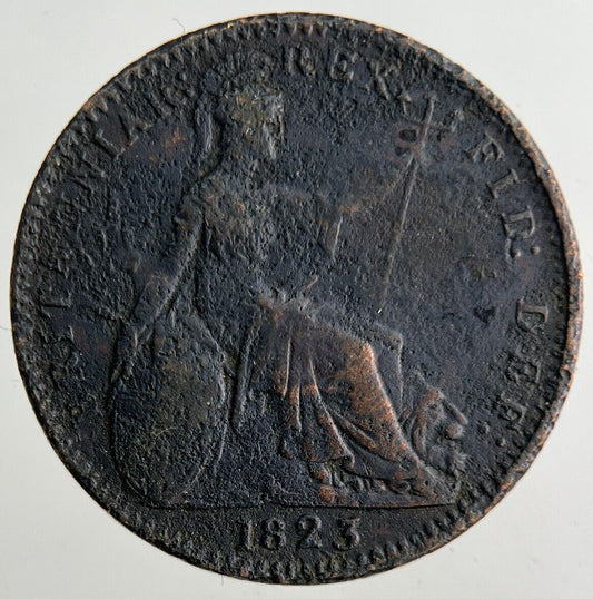 1823 George IV Farthing Coin | Collectable Grade