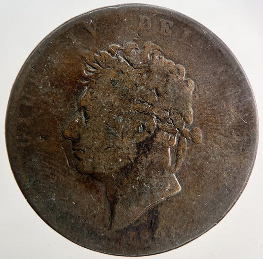 1826 George IV Half-Penny Coin | Collectable Grade