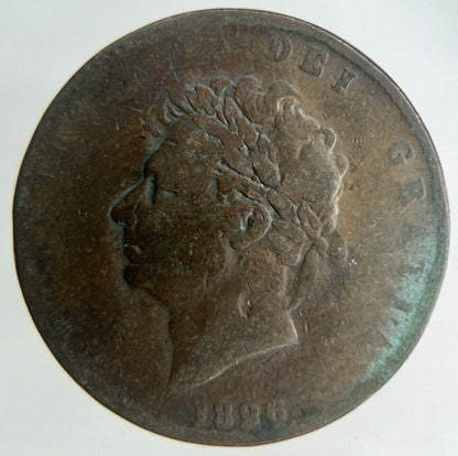 1826 George IV Half-Penny Coin | Collectable Grade