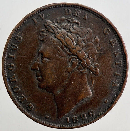 1826 George IV Farthing Coin | Fine Collectable Grade | a6015
