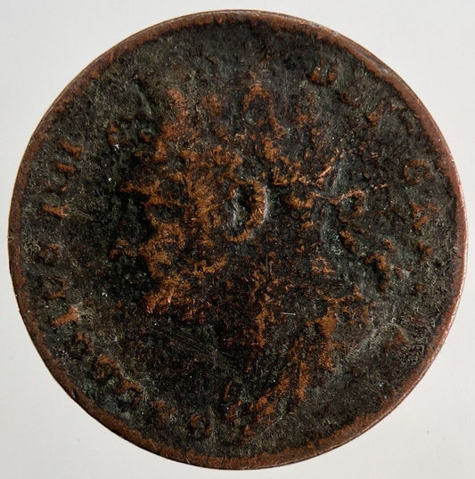 1825 George IV Farthing Coin | Fair Grade