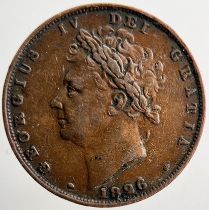 1826 George IV Farthing Coin | Very High Grade | a3522