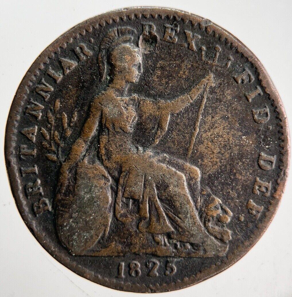 1825 George IV Farthing Coin | Fine Collectable Grade | a4585
