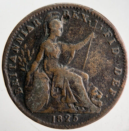 1825 George IV Farthing Coin | Fine Collectable Grade | a4585