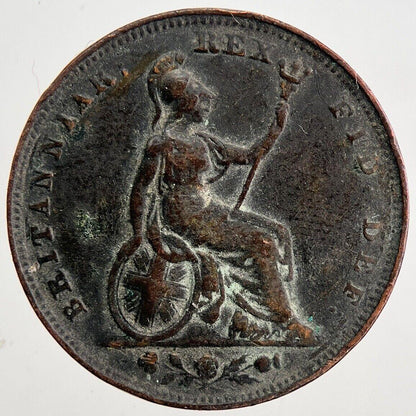 1826 George IV Farthing Coin | Very High Grade | a6014