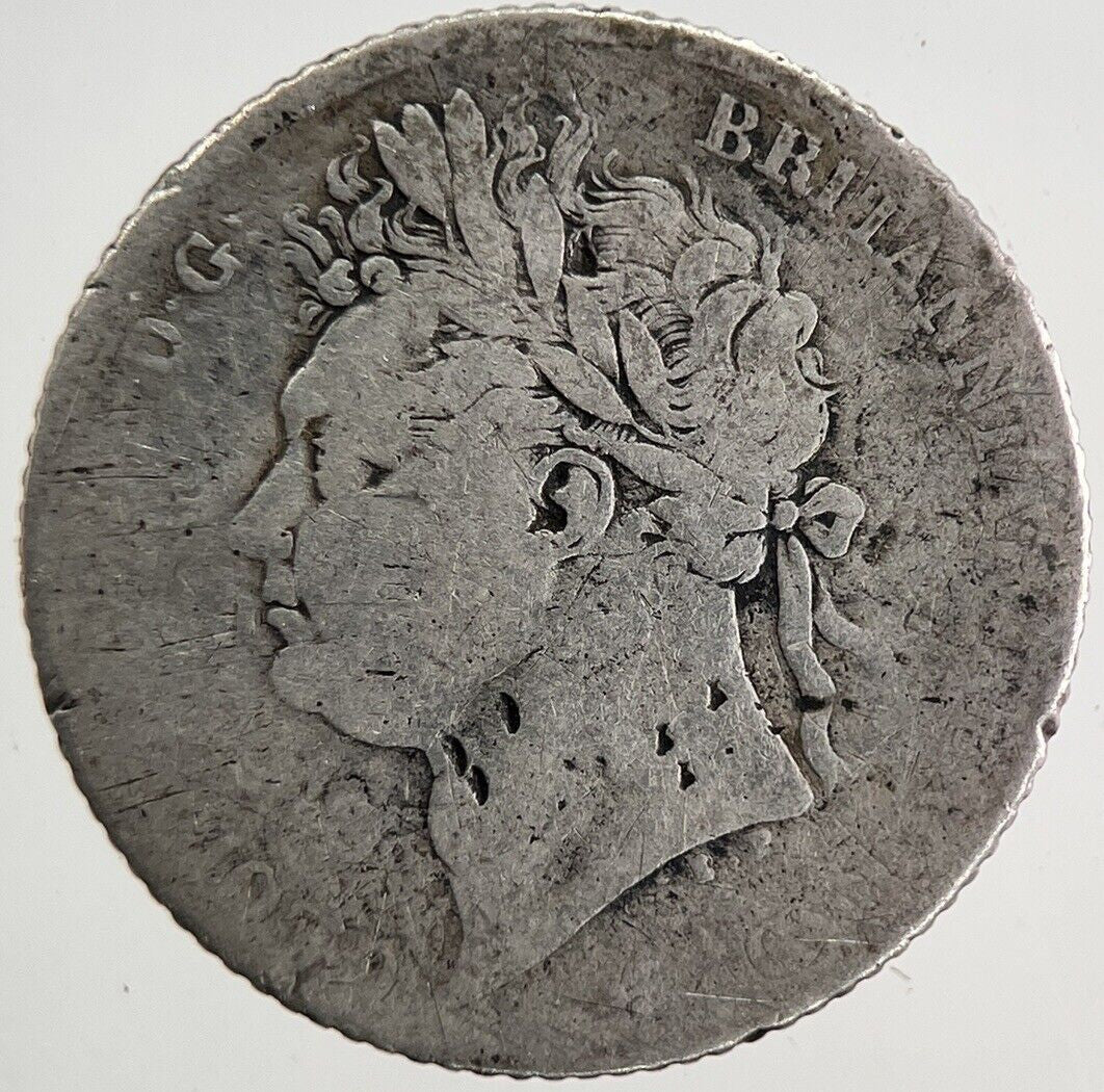 1825 George IV Sixpence Silver Coin | Collectable Grade