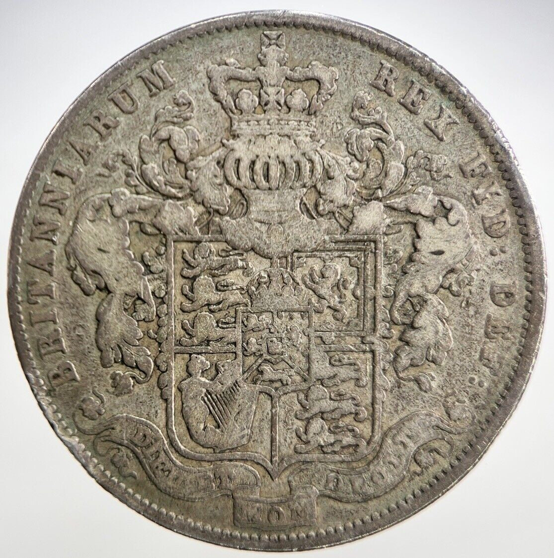1825 George IV Half-Crown | British Silver Coin | Fine Collectable Grade | a1365