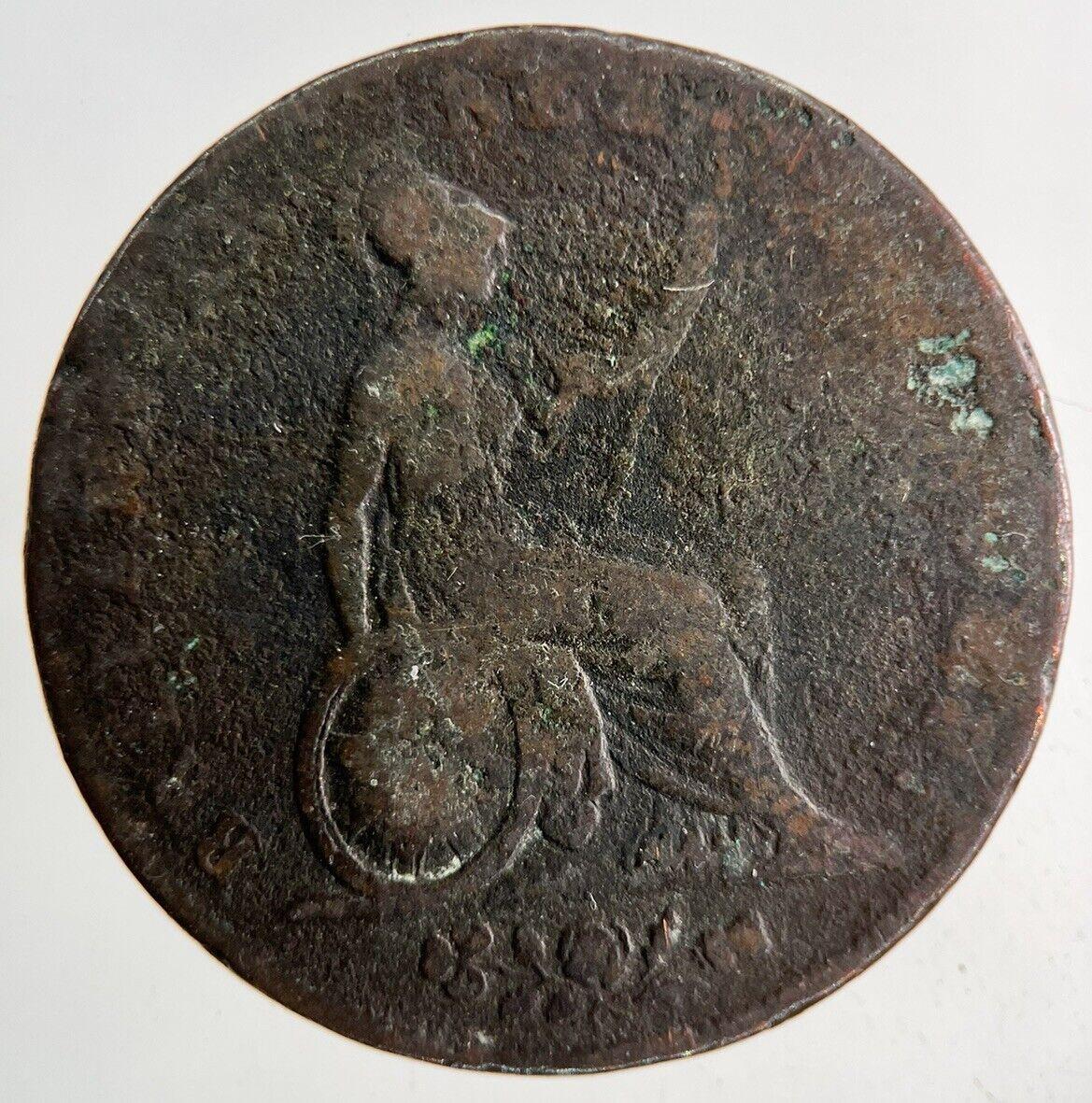 1826 George IV Half-Penny Coin | Collectable Grade