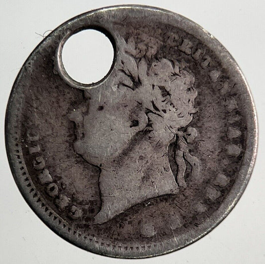 1825 George IV Maundy Two-Pence Silver Coin | Collectable Grade