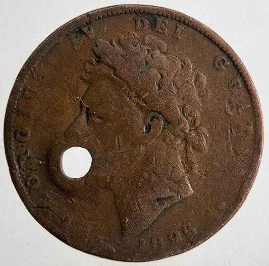 1826 George IV Farthing Coin | Collectable Grade