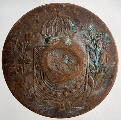 1826 Brazil 10 Reis Coin | Collectable Grade
