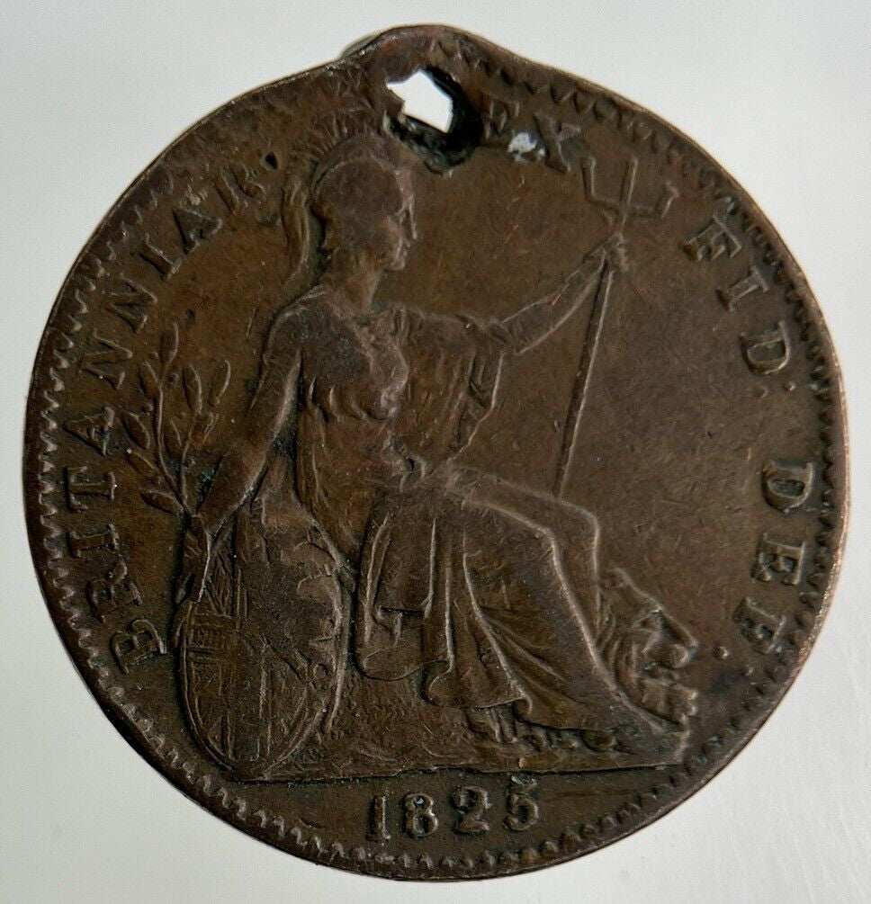 1825 George IV Farthing Coin | Fine Collectable Grade