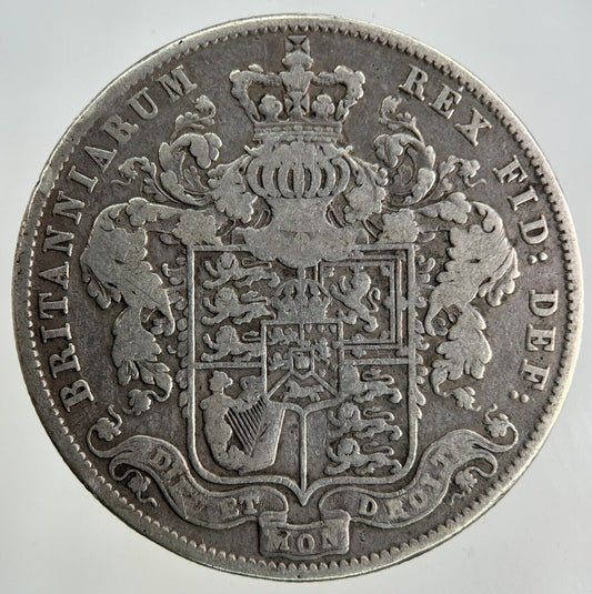 1825 George IV Half-Crown Silver Coin | Fine Collectable Grade