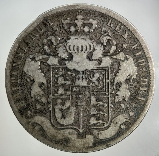 1825 George IV Half-Crown Silver Coin | Collectable Grade