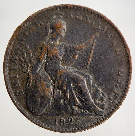 1825 George IV Farthing Coin | Fine Collectable Grade