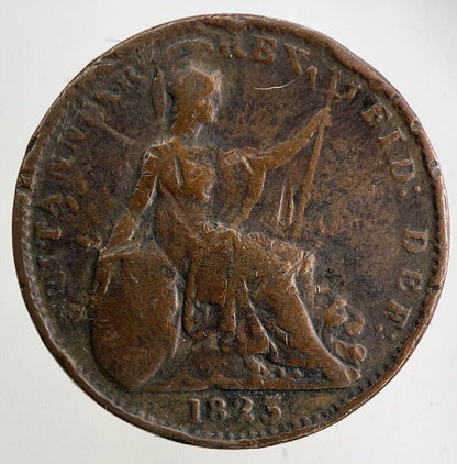 1825 George IV Farthing Coin | Fine Collectable Grade