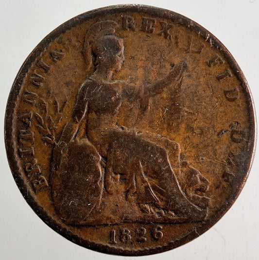 1826 George IV Farthing Coin | Collectable Grade