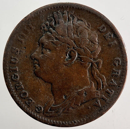 1825 George IV Farthing Coin | Fine Collectable Grade