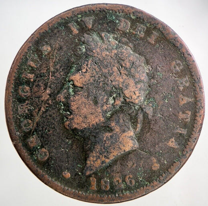 1826 George IV One Penny Coin | Collectable Grade