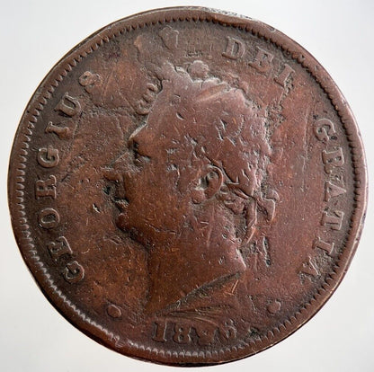 1826 George IV Penny Coin | Collectable Grade | a456
