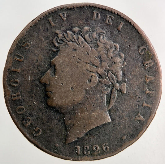 1826 George IV Half-Penny Coin | Collectable Grade