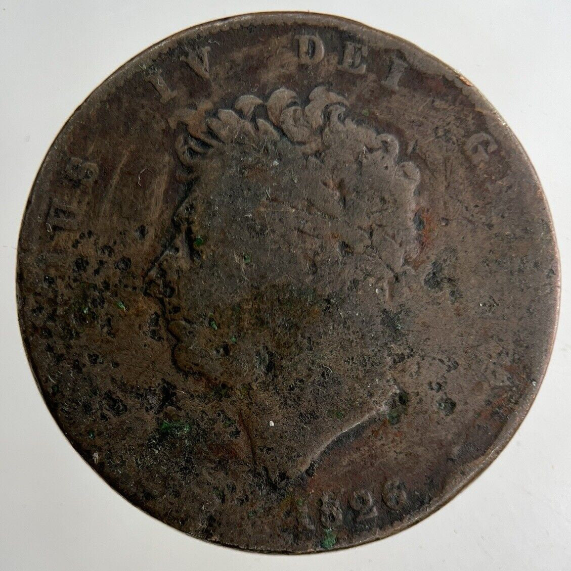 1826 George IV Half-Penny Coin | Collectable Grade