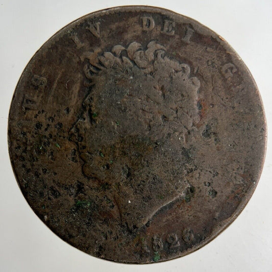 1826 George IV Half-Penny Coin | Collectable Grade