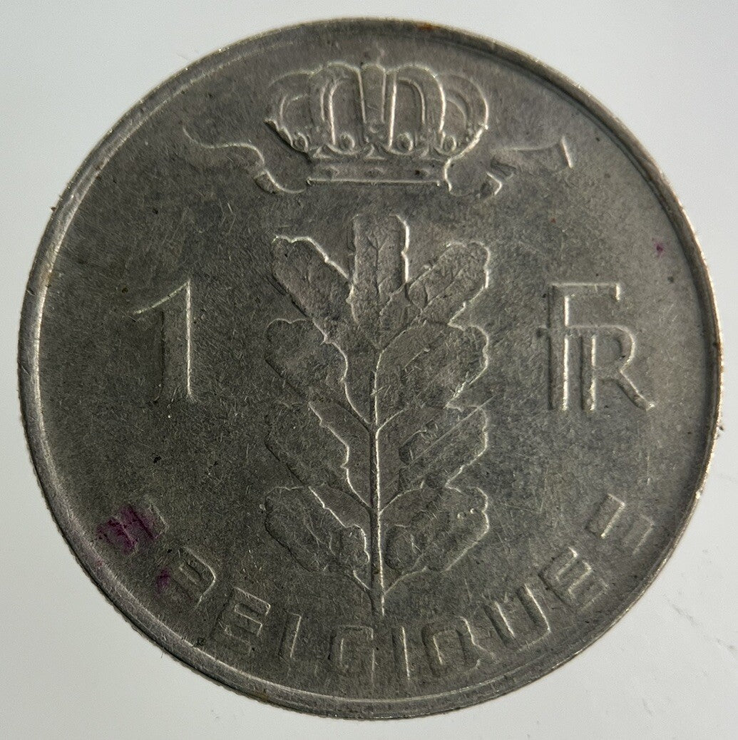 1972 Belgium 1 Franc Coin | Fine Collectable Grade