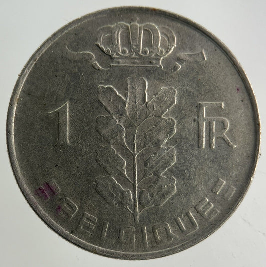 1972 Belgium 1 Franc Coin | Fine Collectable Grade