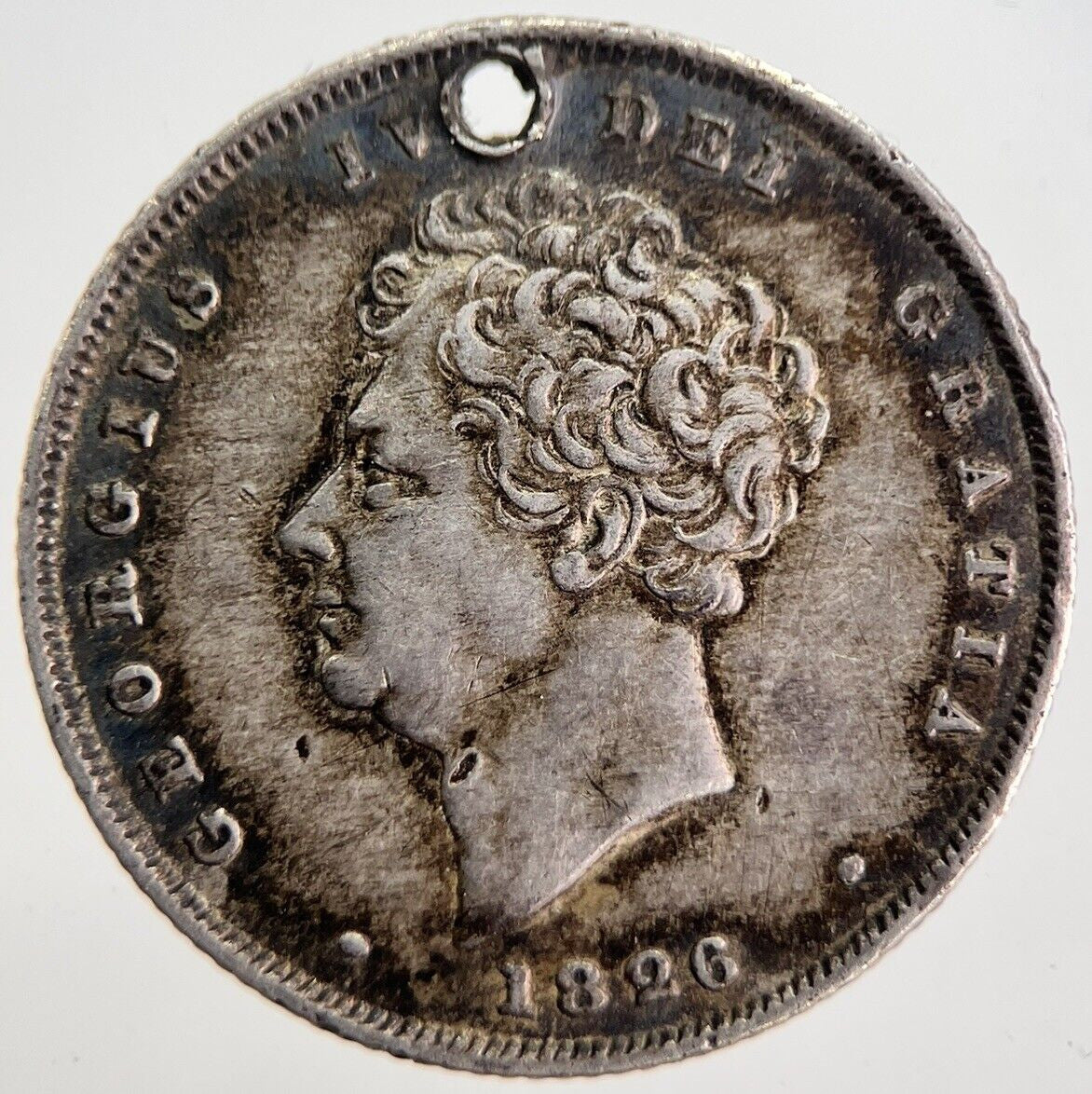 1826 George IV Shilling Silver Coin | Very High Grade | a7112