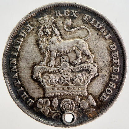 1826 George IV Shilling Silver Coin | Very High Grade | a7112