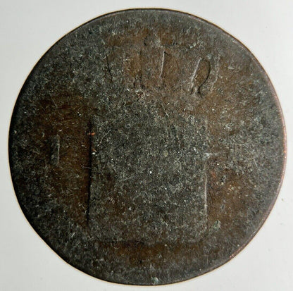 1827 Netherlands 1 Cent Coin | Collectable Grade