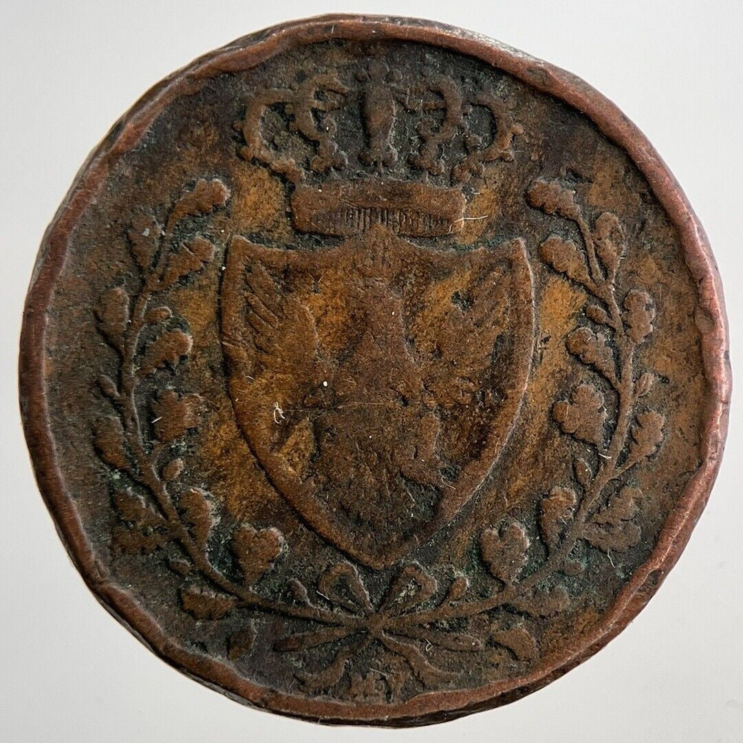 1826 Italy 3 Centesimi Sardinia Coin | Collectable Grade | a8285