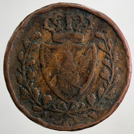 1826 Italy 3 Centesimi Sardinia Coin | Collectable Grade | a8285