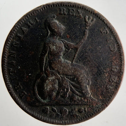 1828 George IV Farthing Coin | Collectable Grade | a4587
