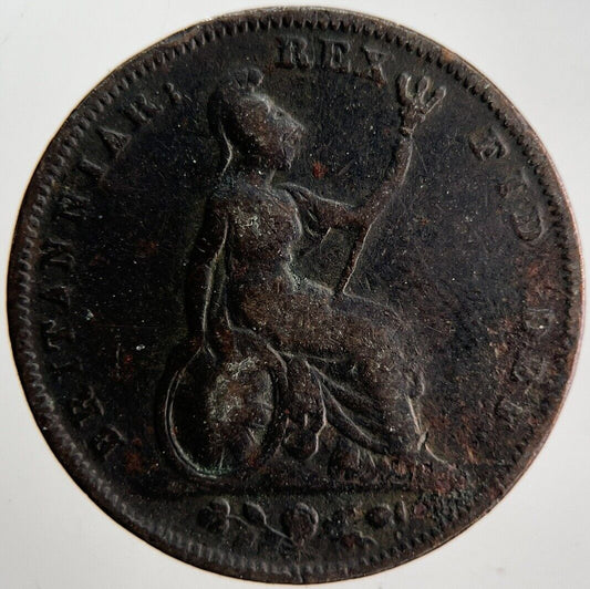 1828 George IV Farthing Coin | Collectable Grade | a4587