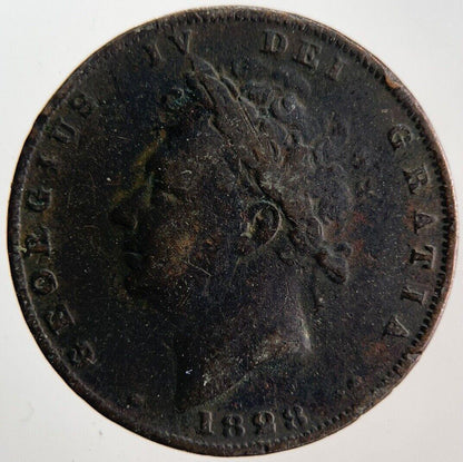 1828 George IV Farthing Coin | Collectable Grade | a4587