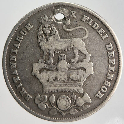 1826 George IV Shilling Silver Coin | Fine Collectable Grade | a4492