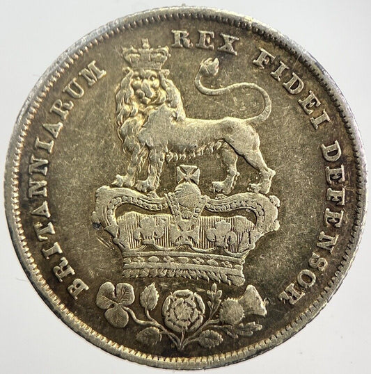 1826 George IV Shilling Silver Coin | Very High Grade | a5843
