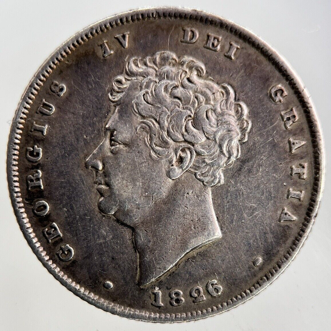 1826 George IV Shilling Silver Coin | Very High Grade