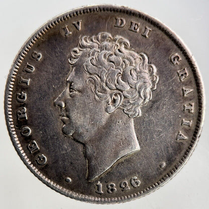 1826 George IV Shilling Silver Coin | Very High Grade