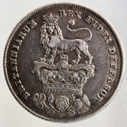 1826 George IV Shilling Silver Coin | Very High Grade