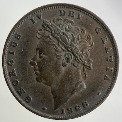 1828 George IV Farthing Coin | Very High Grade