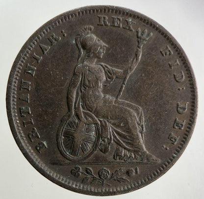 1828 George IV Farthing Coin | Very High Grade