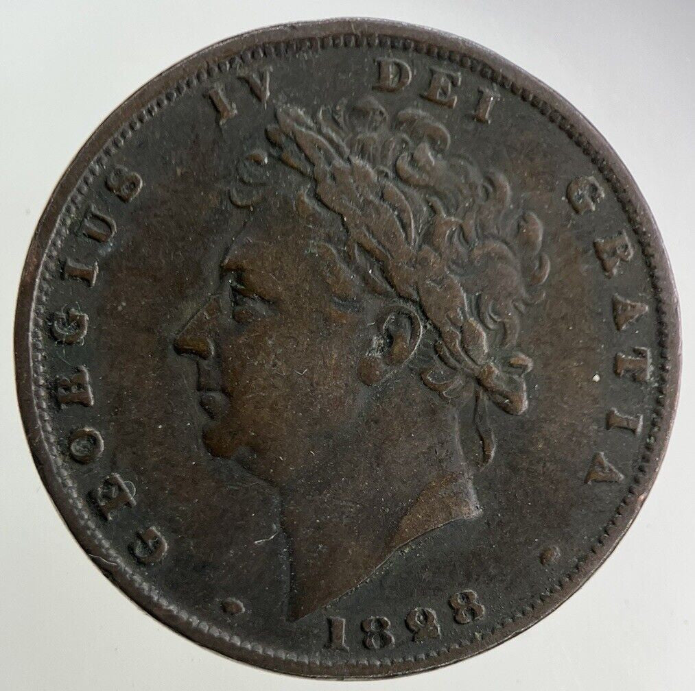 1828 George IV Farthing Coin | Fine Collectable Grade
