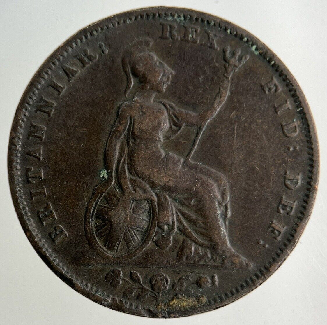 1828 George IV Farthing Coin | Fine Collectable Grade